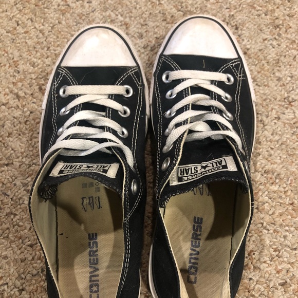 Black Converse Sneakers - Picture 2 of 6